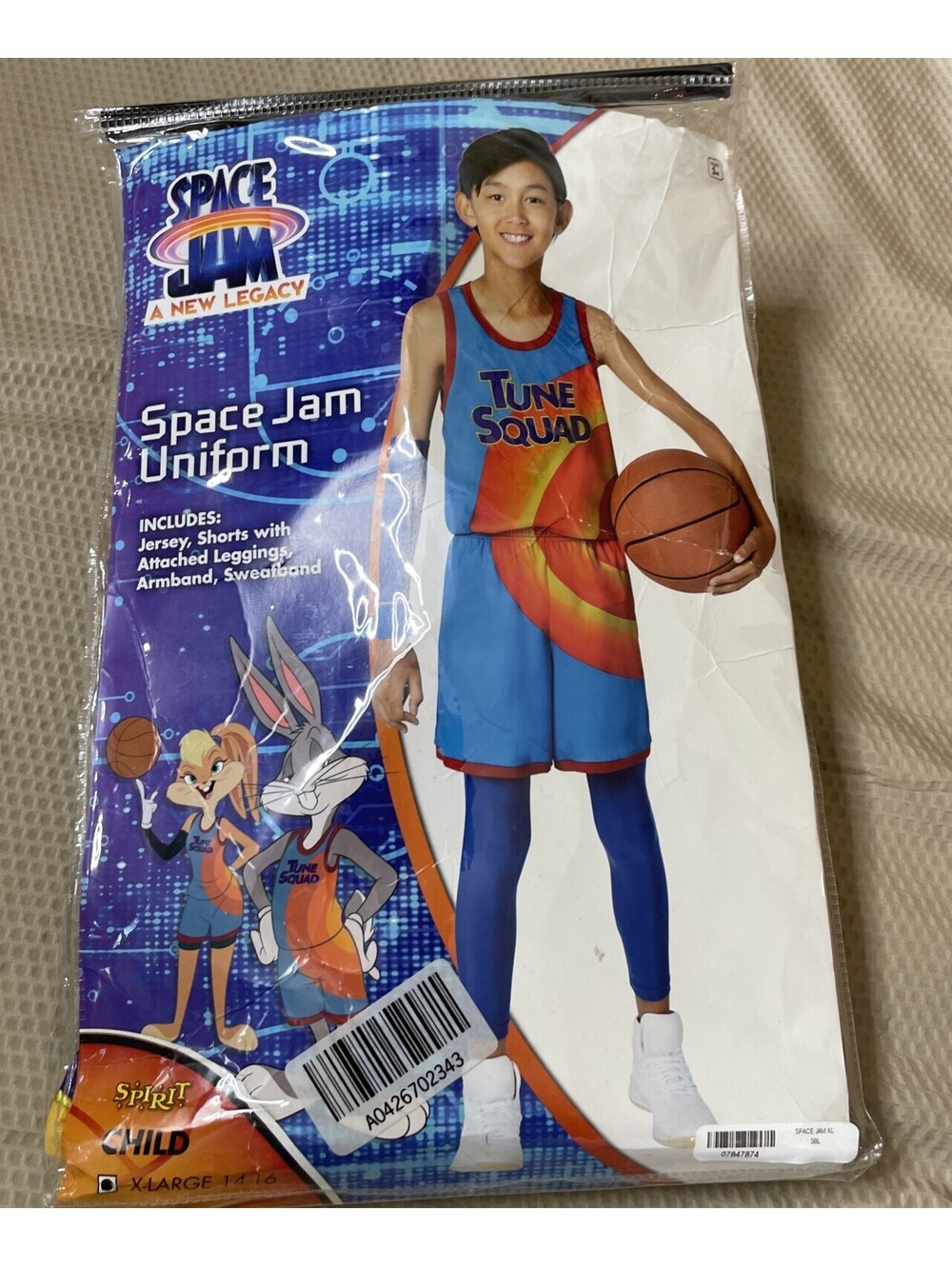 Space Jam A New Legacy Tune Squad Basketball Costume Child XL Halloween Cosplay